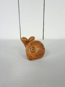 Small Carved Whale 5 x 4 x 6cm