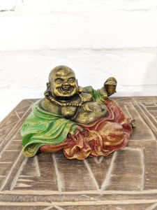 Fat Squashed Buddha 10 x 14 x 12 cm