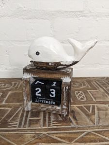Whale Calendar 13 x 8 x 4 cm