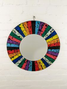 Rainbow Mosaic Mirror 60cm