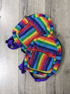 Rainbow Stripe Bag - 100% Cotton