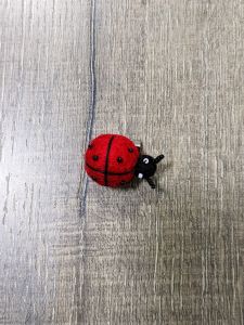 Felt Ladybird Brooch