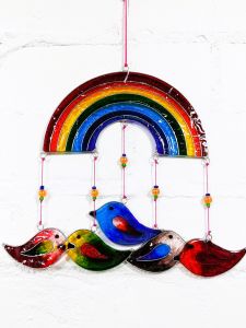 Rainbow Birds Suncatcher