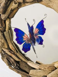 Blue Butterfly Window Sticker