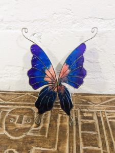 Blue Butterfly Window Sticker