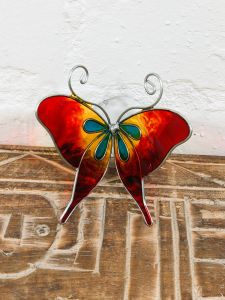 Red Butterfly Window Sticker
