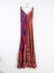 Recycled Sari Silk Long Dress 100% Polyester