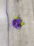 Felt Flower Brooch 5 x 6 cm - 100% Wool