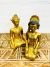 Set of 2 Golden Buddha - 16 x 6 x 7 cm