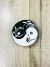 Round Ying Yang Flower Mosaic - 10 cm