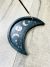 Black Crescent Moon incense Holder 10 x 19 cm