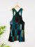 SM Blue Patchwork Dungaree Dress - 100% Cotton