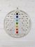 LIMITED STOCK - Wooden Chakra Wall Plaque 40cm