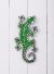 LIMITED STOCK - Green Mosaic Gecko Mirror 30 x 18cm