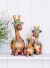 LIMITED STOCK - Set Of 3 Spotted Giraffes 40, 30, 20cm