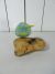 LIMITED STOCK - Single Bird on Log 10.5 x 11 x 10cm