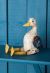 Wooden Duck Shelf Sitting Ornament 30 x 11cm