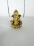 Small Gold Resin Ganesha 7 x 4 x 3cm