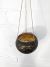 Coconut Gold Painted Hanging T-Light Holder 8 x 11 x 11cm