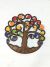 Multi Coloured Cut out Tree Wall Hanger 40 x 40 x 1cm