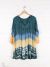 Assorted Dip Dye Long Sleeve Short Dress - 100% Viscose