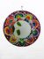 Bright Round Mosaic Flower Mirror 50 cm