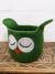 Felt Green Owl Pot
