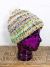 W - Multi Coloured Lined Bobble Hat - Wool