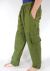 Green Plain Cargo Pocket Trousers - 100% Cotton