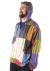 Striped Cotton Patchwork Kangaroo Pocket Hoodtop - 100% Cotton