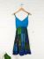 Blue Strappy Midi Dress
