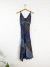 Blue Long Strappy Dress