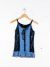 Blue Strappy Vest