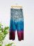 Blue Dip Dye Wide Leg Trousers