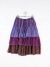 Purple Elasticated Midi Skirt