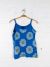 Blue Daisy Print Vest