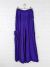 Purple Wide Leg Trousers - 100% Cotton