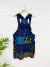 Multicoloured Short Dungaree Dress