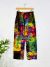 Rainbow Tie Dye Screen Cargo Trousers