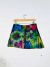 Dark and Bright Rainbow Tie Dye Popper Front Mini Skirt