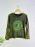 Green Yin Yang Print Long Sleeve 