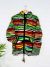 Multi Colour Stripe  Knitted Jacket