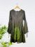 Green Long Sleeve Midi Dress