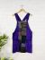 Purple Dungaree Dress