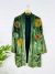 ML Green Long Open Jacket