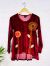 Maroon Long Sleeve Top