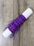 Leather Purple Multi Coloured Wristband - Tube of 50 Pieces