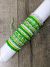 Green Leather Wristbands