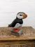 Puffin On Wood Block 20x18 cm