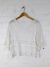 White Crochet 3/4 Sleeve Top - 100% Cotton